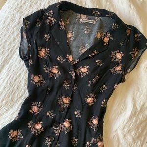 reformation floral mini dress 🌸🌸